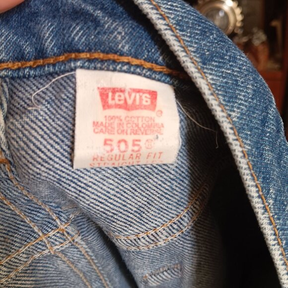 Levi's Blue Boyfriend Jeans - Picture 7 of 7